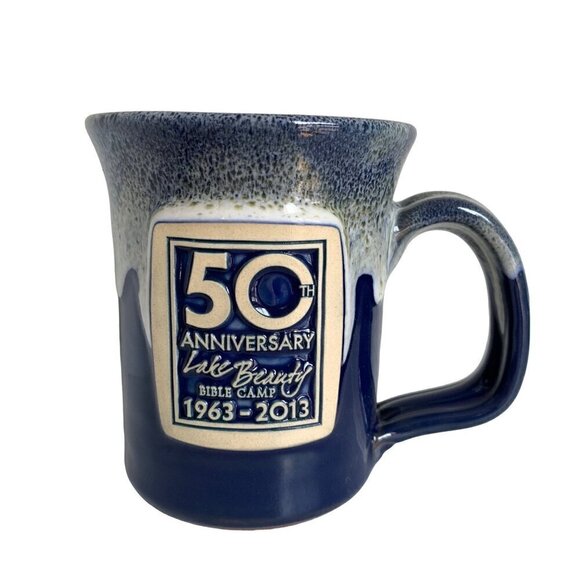 Deneen Pottery Lake Beauty Bible Camp 50th Anniversary Mug 1963-2013 - Picture 1 of 7